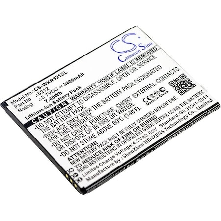 Bsc Preferred Wiko Robby Mobile Phone Replacement Battery CS-WKR521SL